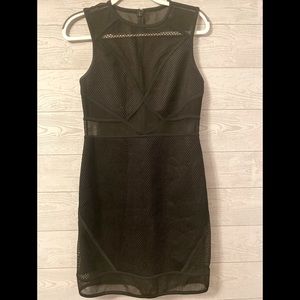 Express Mesh Black Bodycon